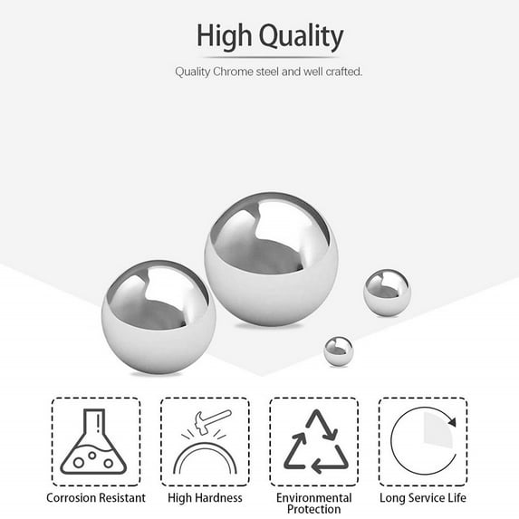 Brand New High Quality New Useful Practical Steel Ball 2mm-8mm 510PC Assortment Balls Bearing Steel 304 Steel Ball