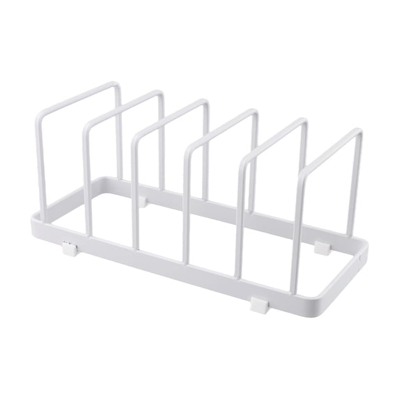 Brand New Home Indoor Pot Lid Rack Holder Organizer Organiser Pan Rack Pantry Stainless Steel Bakeware Cabinet