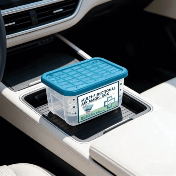 Brand New!Indoor Air Purification Dust Removal Magic Box, Multi-Functional Air MagicBox, Vacuum Magic Box, for Car, Bedroom, New House, Office, Closet, Automatic Dust-Sucking