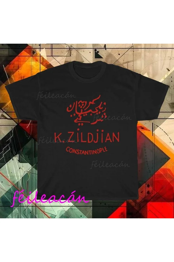 Brand New K Zildjian Constantinople Logo American T-Shirt Funny Size S to 5XL