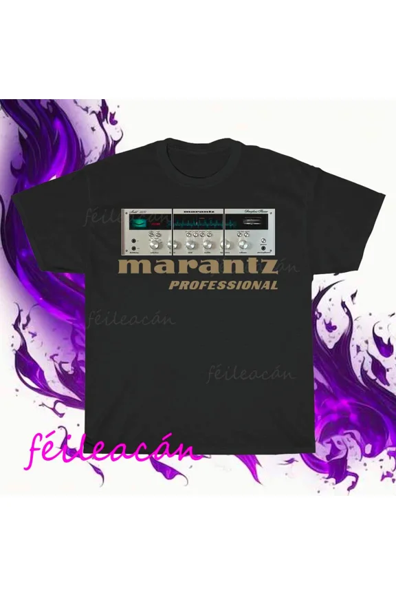 Brand New Marantz Amplifier Logo American T-Shirt Funny Size S to 5XL