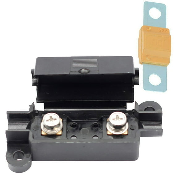 Brand New Midi Fuse Holder Fuse Box Base Abs+Copper Accessories Air Conditioner With Heat-Shrinkable 16Mm² Cable