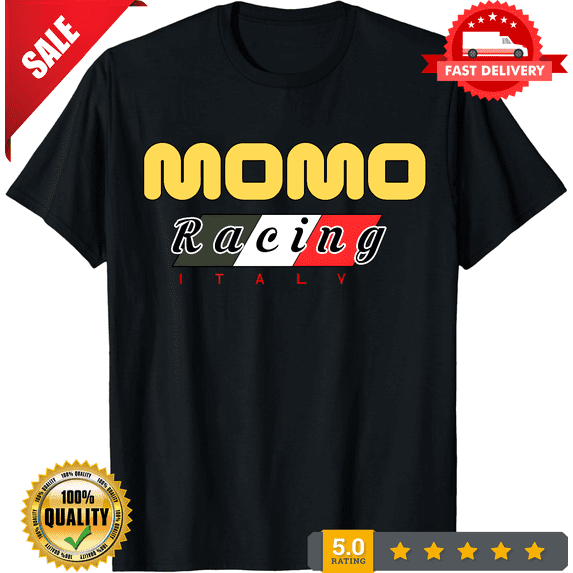 Brand New Momo Racing Wheel Logo American T-Shirt Funny Size S to 5XL, NEW INSTOCK-TH79326