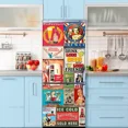 thumbnail image 1 of Brand New Multi-style Graffiti Retro Refrigerator Stickers PVC Waterproof Kitchen Decoration Self-ad, 1 of 5