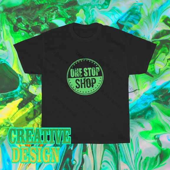 Brand New One Stop Your Local Store Logo T-Shirt Funny Size S to 5XL