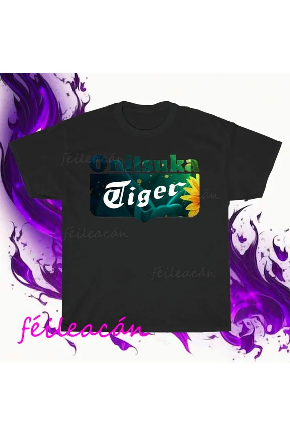 Brand New Onitsuka Tiger ASICS Logo American T-Shirt Funny Size S to 5XL