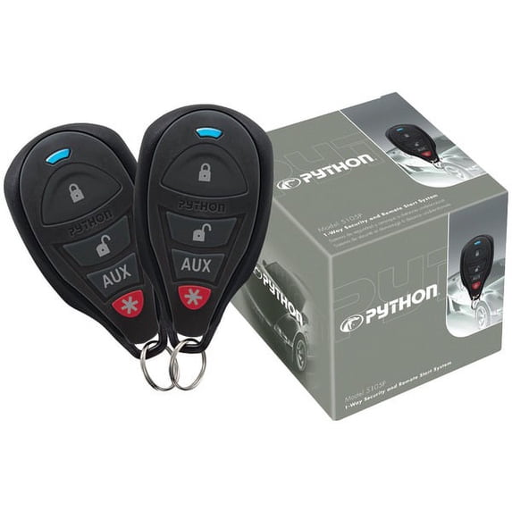 Brand New PYTHON 5105P 5105P 1-Way Security and Remote-Start System with .25-Mile Range