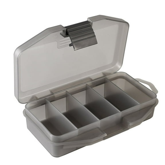 Brand New Plastic Fishing Equipment Soft Fish Lure Hook Bait Storage Fishing Tackle Box Bait Storage 1Pc Compartmentalized