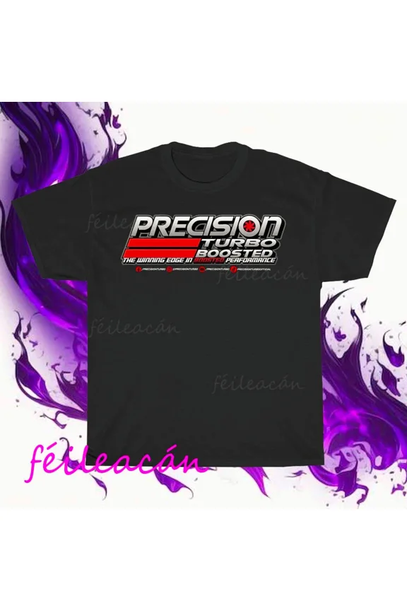 Brand New Precision turbo Engine Logo American T-Shirt Funny Size S to 5XL