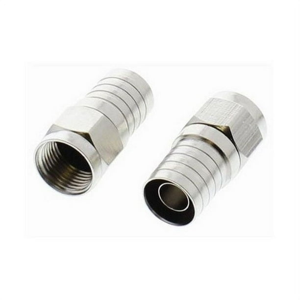 Brand New Pro Signal FType Crimp Rg6 Connector With ORing Seal 2 Pack
