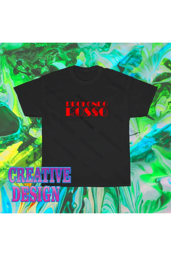 Brand New Profondo Rosso Deep Red Dario Argento Logo T-Shirt Funny Size S to 5XL