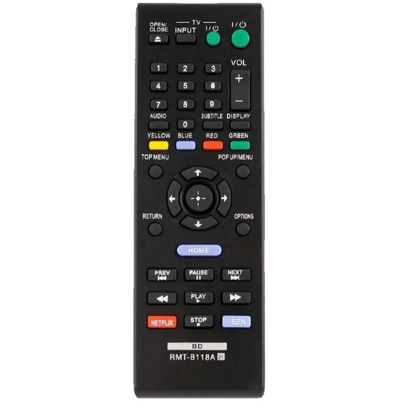 Brand New Replacement Remote Control RMT-B118A for Sony Blu-ray DVD Player