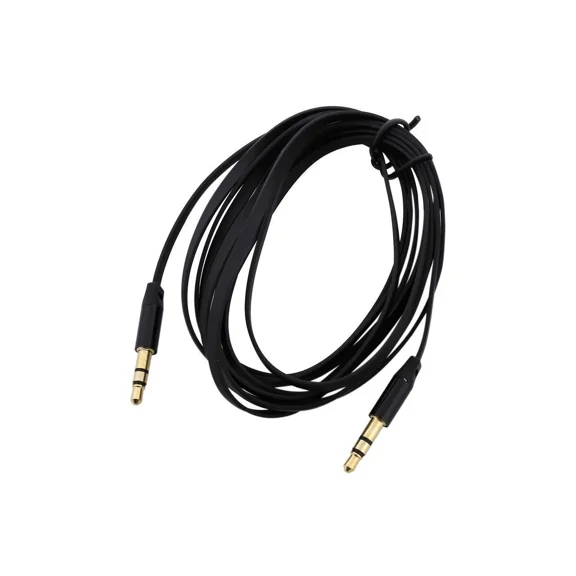 Brand *New Rosewill Rac-6Bk - 6-Foot 3.5Mm Flat Audio Cable, Black