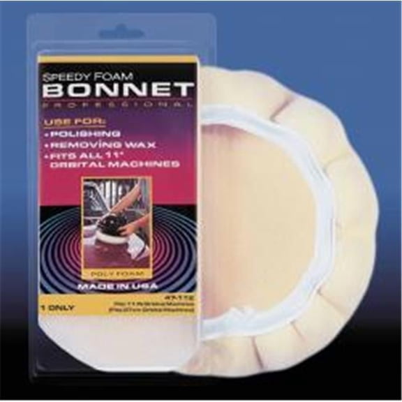 S M Arnold AR47-112 11 in. Polyester Foam Orbital Bonnets Tuffer Buffer Buffing Pad
