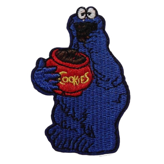 Brand New Sesame Street Cookie Monster Embroidered Patch