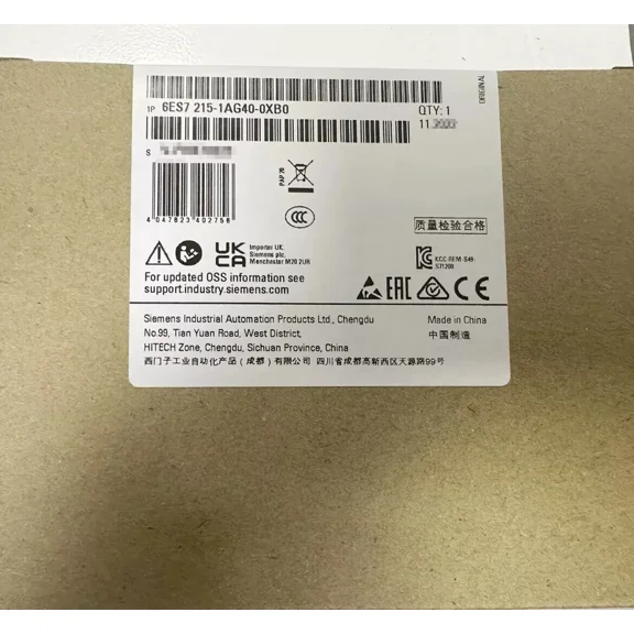 Brand New Siemens 6ES7215-1AG40-0XB0 CPU Module 6ES7 215-1AG40-0XB0