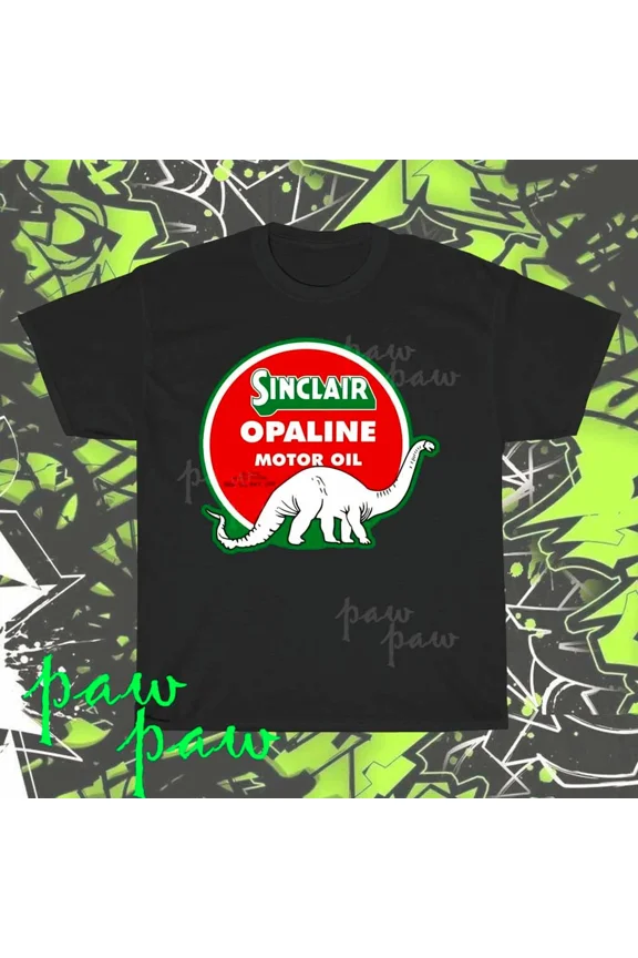 Brand New Sinclair Dinosaur Logo American T-Shirt Funny Size S to 5XL