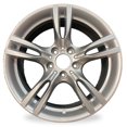 thumbnail image 1 of Brand New Single 18" Front Wheel For 2012-2020 BMW 3 & 4 SERIES ACTIVEHYBRID Silver OEM Design Replacement Rim 71616, 1 of 5