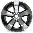 thumbnail image 1 of Brand New Single  20" Wheel For 2014 2015 2016 Jeep Grand Cherokee POLISHED GRAY OEM Design Replacement RIM, 1 of 5