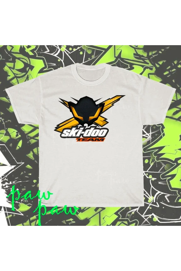 Brand New Ski-Doo Team Logo American T-Shirt Funny Size S to 5XL