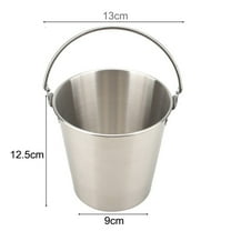 Brand New Small Bucket Stainless Steel Biscuit Packing Bucket Chip Cup Snack Bucket Ice Bucket Party Candy Storage