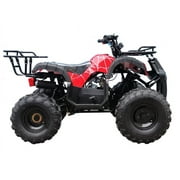 Brand New TAO TAO T-Force ATV 125cc Kids Quad Youth powerful Gas Powered 4 Wheeler With Reverse And Big Rugged Tires CARB Approved for California Buyers- (Awesome Black Color)