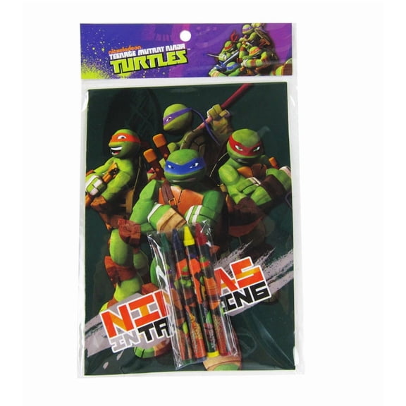 Brand New Teenage Mutant Ninja Turtles Activity Coloring Book 16 Pages
