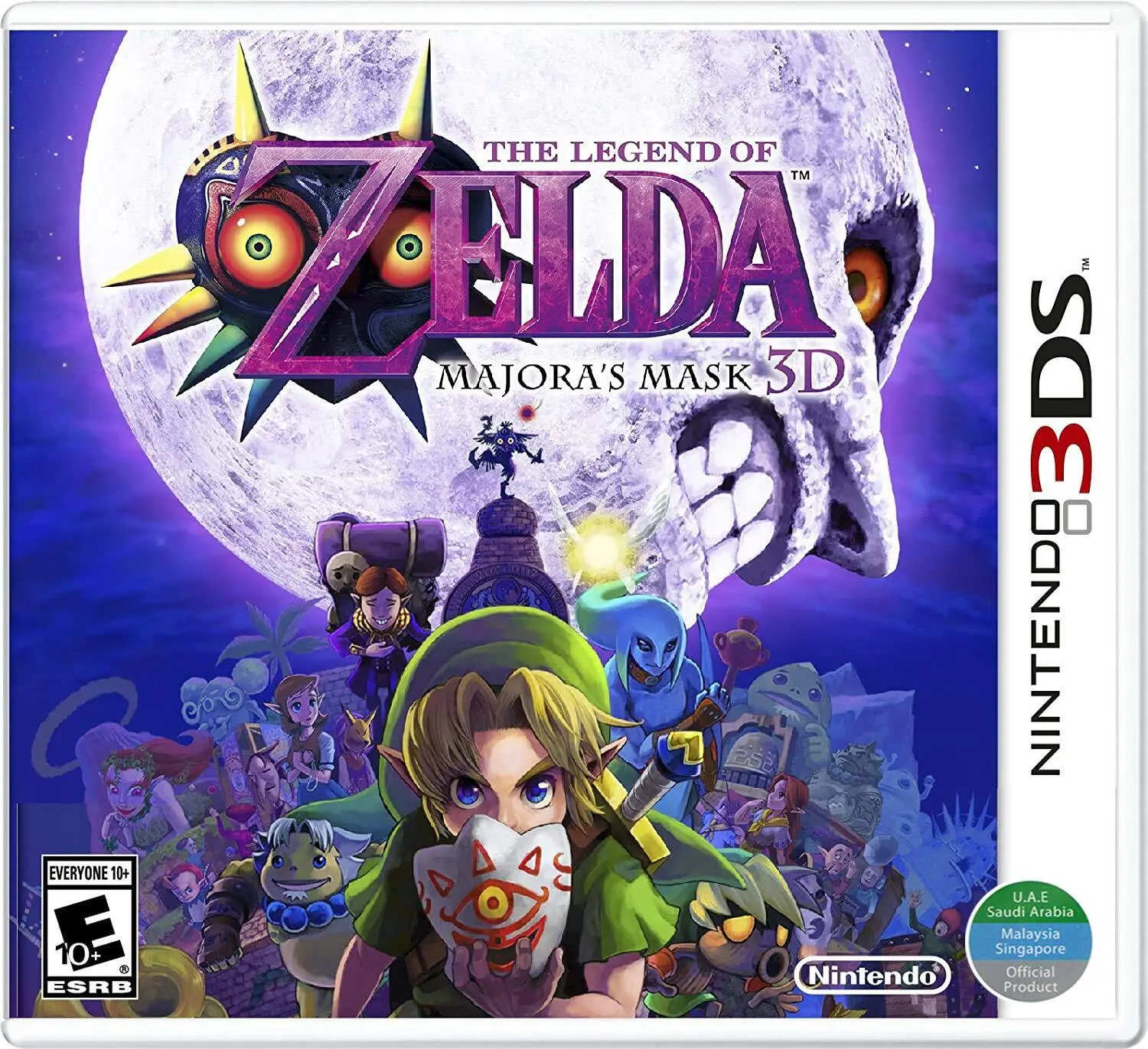 Nintendo 3DS Zelda Majora’s Mask 3D~北米版 NEW (Read) New Nintendo 3DS XL Zelda Majora's Mask Edition