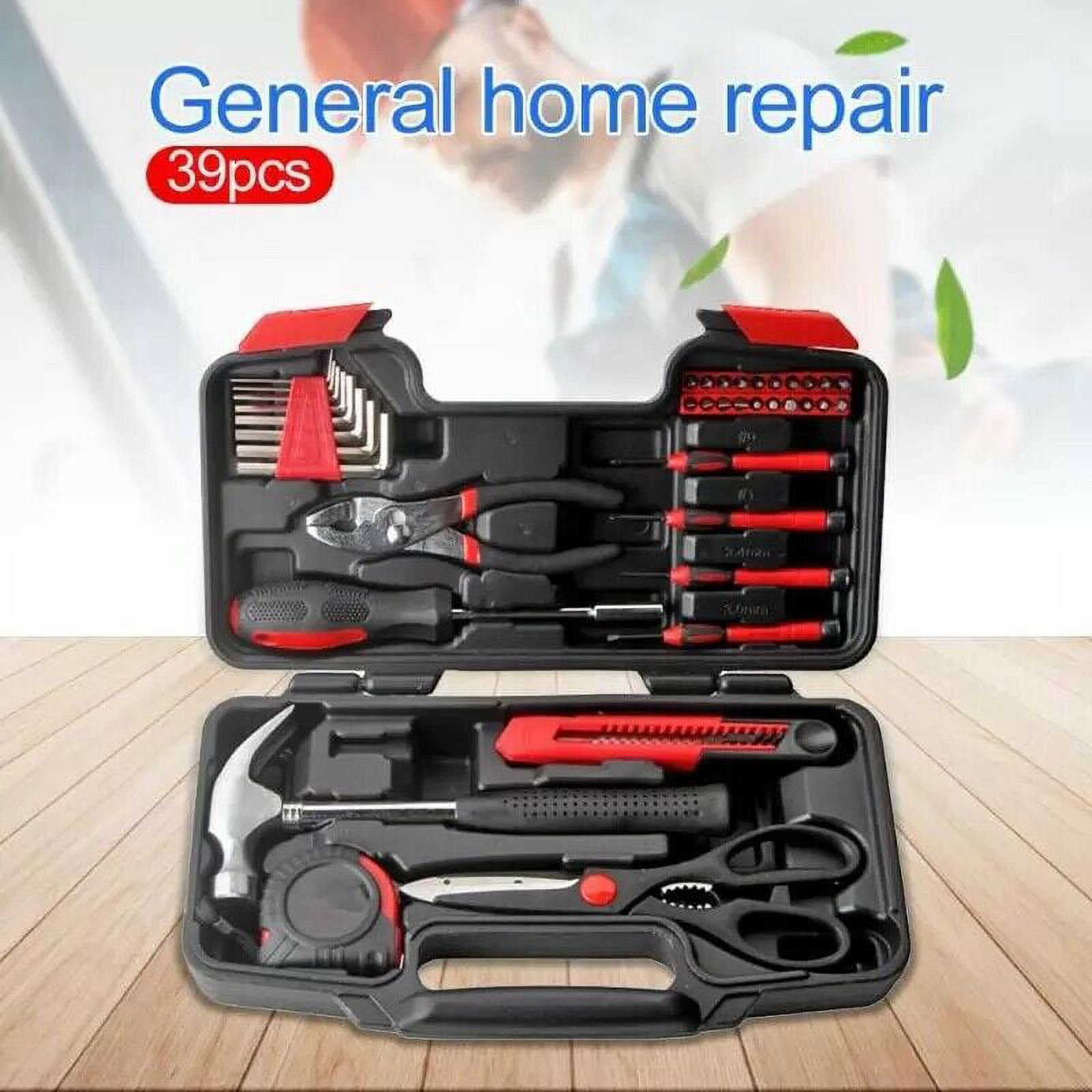 Brand New Tool Set Toolbox with Tools,Piece Home Repair Tool Set, 39pcs