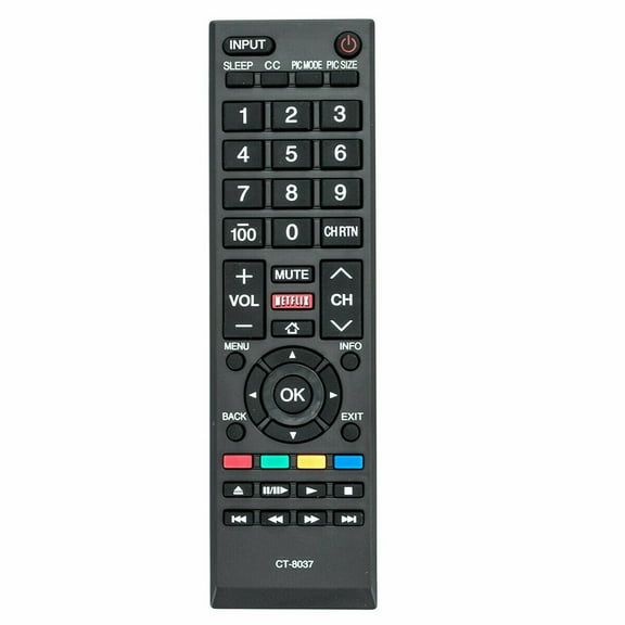 Brand New Toshiba Remote Control CT-8037 LCD TV 40L3400 40L3400U 50L3400 58L5400