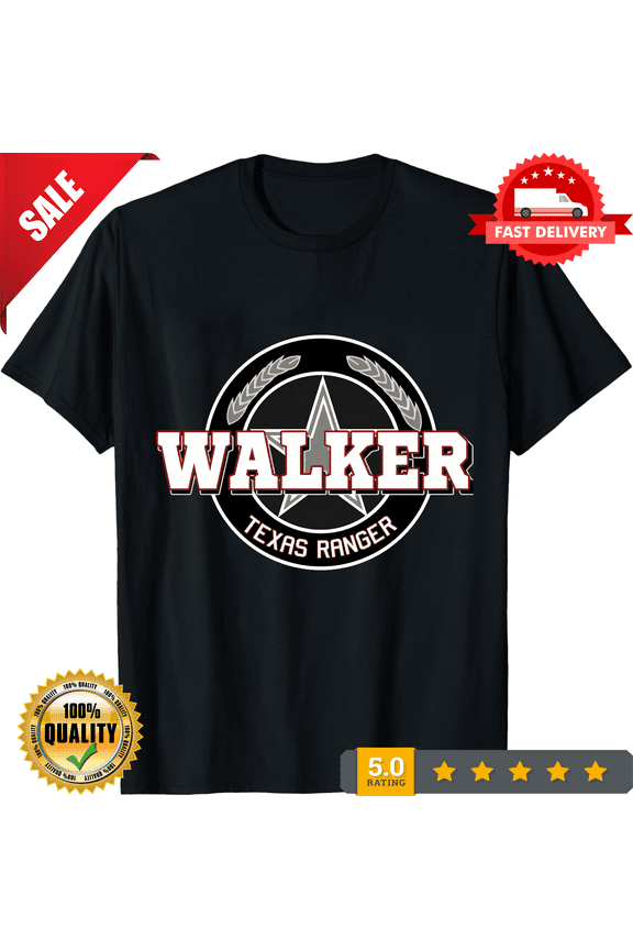 Brand New Walker Texas Ranger Logo WHI Logo American T-Shirt Funny Size S to 5XL, CROWD FAVORIT-TH78976