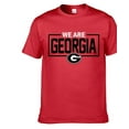 thumbnail image 1 of Brand New We Are Georgia Lightweight Short-Sleeve T-Shirt, 100% Cotton(Adult Medium), Official Bulldogs Logo/Colors, 1 of 1