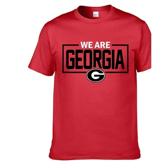 Brand New We Are Georgia Lightweight Short-Sleeve T-Shirt, 100% Cotton(Youth Large), Official Bulldogs Logo/Colors