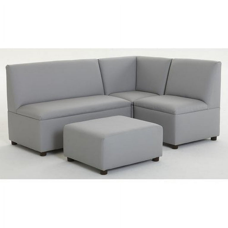 Brand New World Kids Sectional with Ottoman
