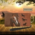 thumbnail image 1 of Brand Purse for Women Animal Horse 3D Print Long Wallets My Bags Leather Business Card Holder Personalized Name Clutch, 1 of 7