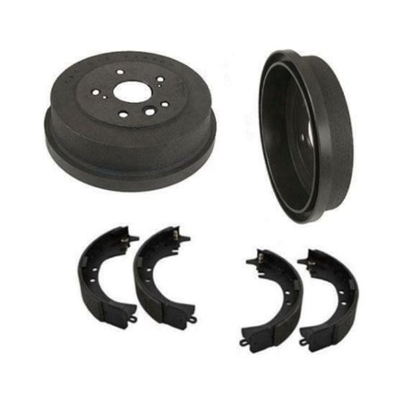 Brand Rear Left & Right Brake Drums & Brake Shoes For 96-00 RAV4 Base Rav 4