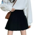 thumbnail image 1 of Brand Sale!Women's Pleated Skirt High Waisted School Skirt Skater Skirts Solid Tennis Skirt with Underpants, 1 of 6