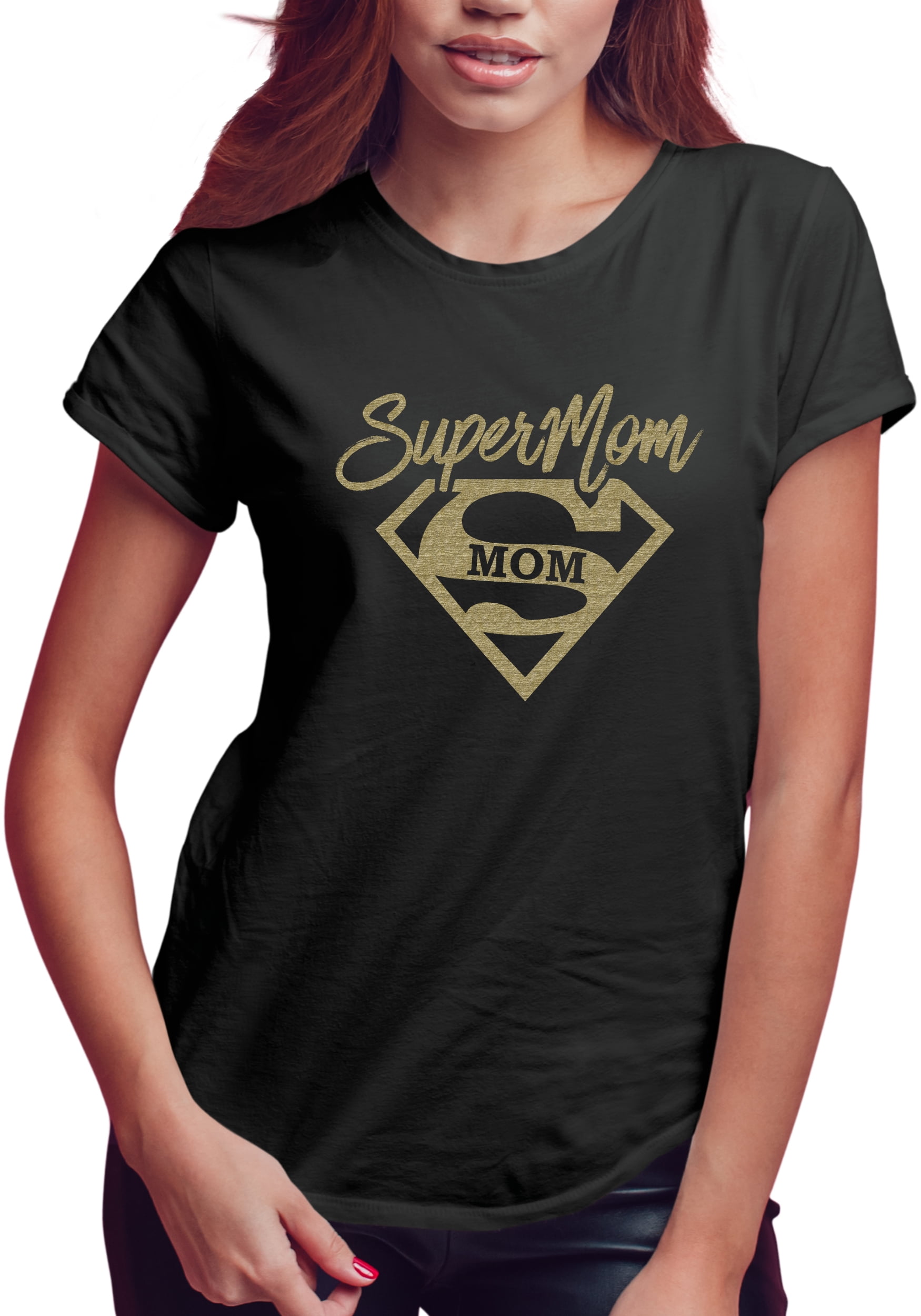 Ladies Super Mom  Great Mother's Day Gifts For Shirt