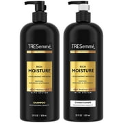 TRESemmé Shampoo & Conditioner, Rich Moisture – Moisturizing Hair Care with Hyaluronic Acid, Paraben-Free, 28 Oz Ea