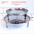 Brand Tripod Steamer Dumpling Plate Stainless Steel Steamer Punching