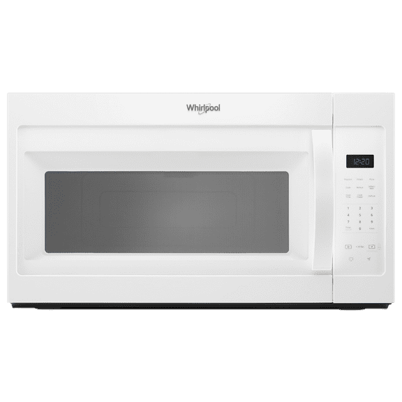 Whirlpool Microwave with Hood in White - Over-the-Range, 1.7 cu. ft., 1000 Watts