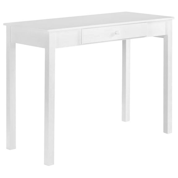 Brand White Finish Wood Home Office Secretary Writing Desk,
