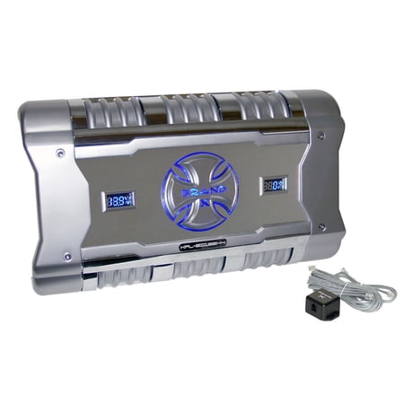 Brand-X - 1204 Watt 4 Channel Mosfet Amplifier with Digital Voltage/Amperage Display