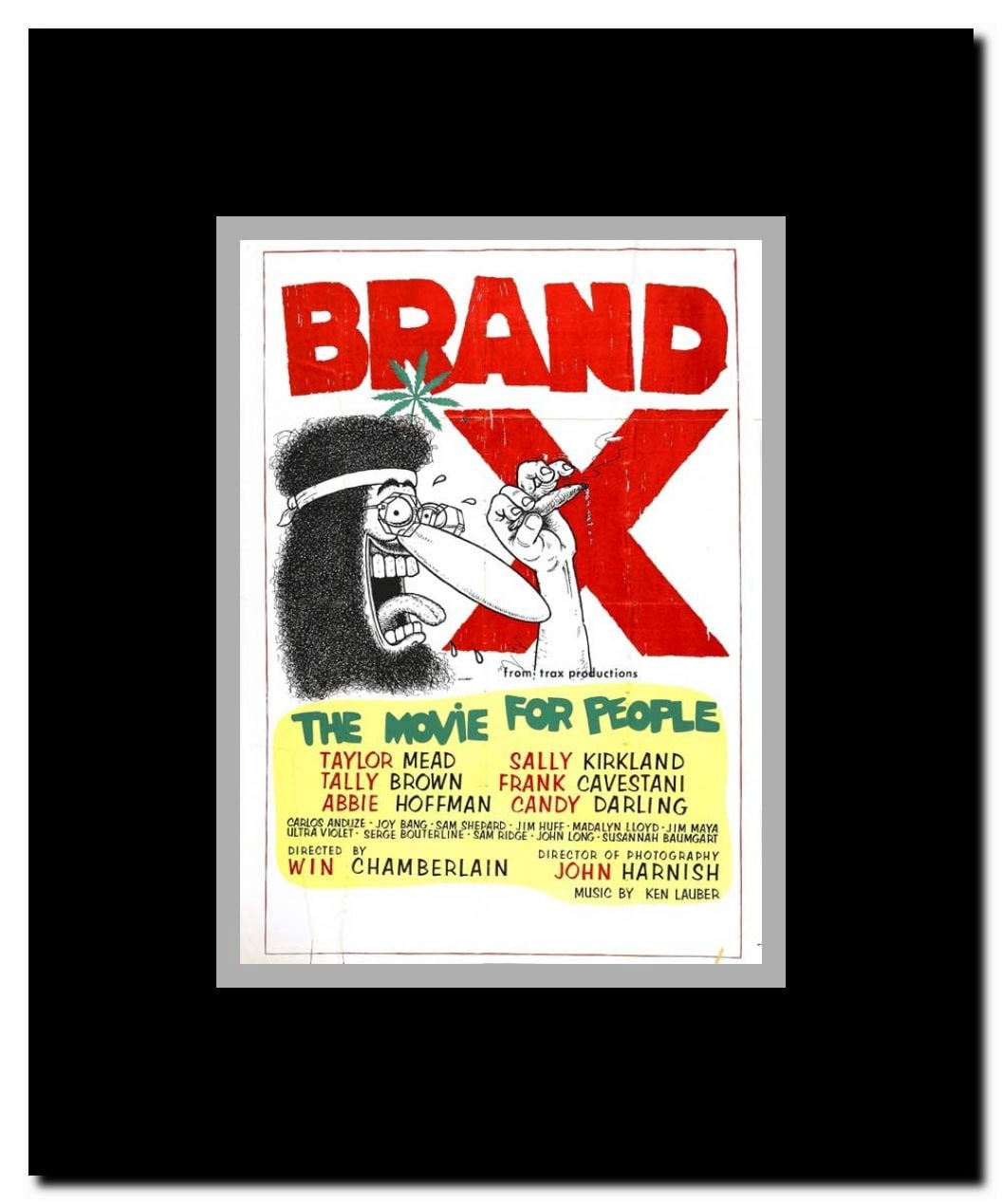 Brand X Framed Movie Poster