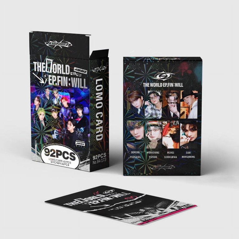 ATEEZ EP:FIN ウヨン　トレカ　2枚セット Official Ateez World EP. FIN: Will Album Photocards + H82