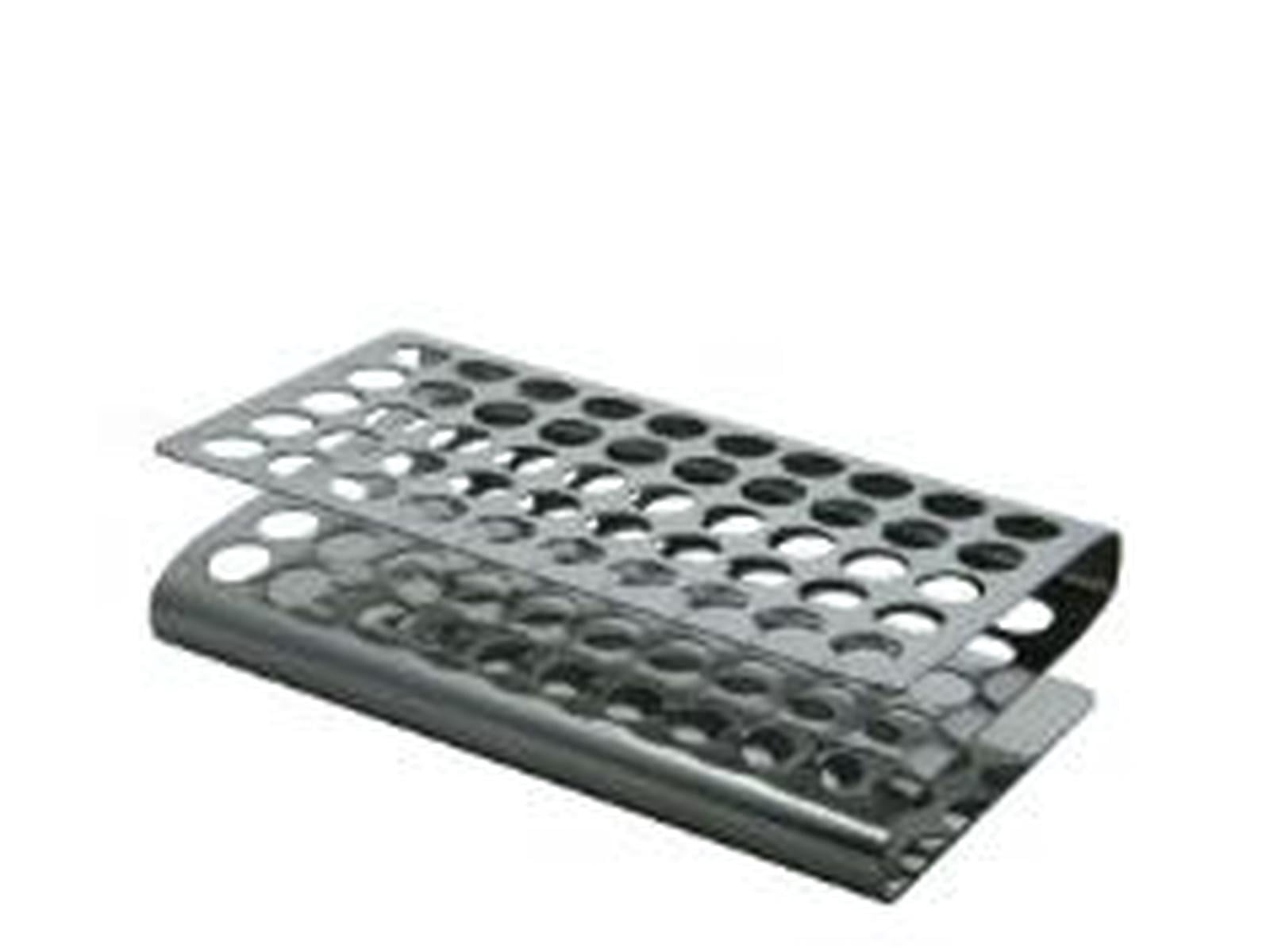 Steal Tube Rack BrandTech B8290 Stainless Steel Z-style Test Tube Rack, 13mm x 50 tubes ...