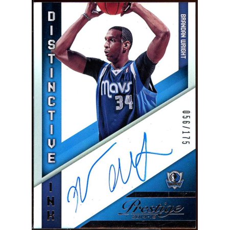 Brandan Wright Rookie Card 2014-15 Panini Prestige Premium Distinctive Ink #28