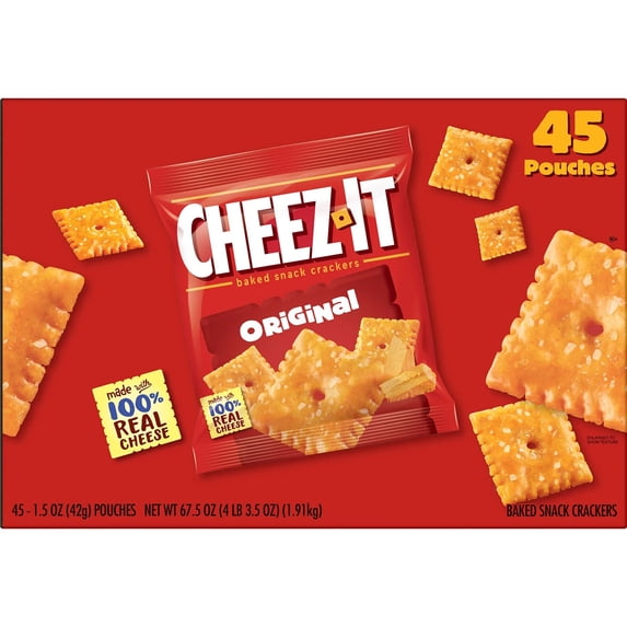 Branded Cheez-It Original Snack Packs (1.5 oz., 45 ct.) Pack of 1