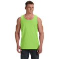 thumbnail image 1 of Branded Fruit of the Loom Adult 5 oz HD Cotton Tank Top - NEON GREEN - S (Instant Saving 5% & more), 1 of 2