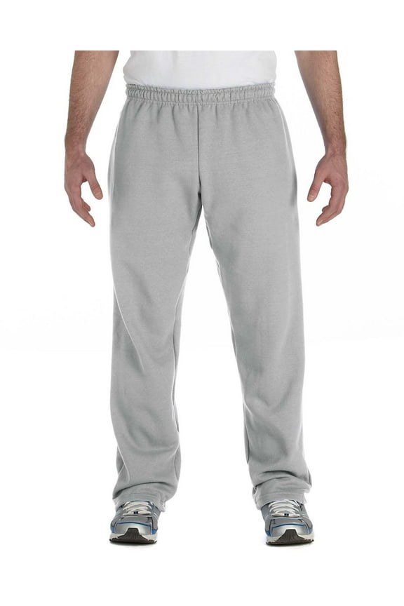 Branded Gildan Adult Heavy Blend 8 oz 50 50 Open Bottom Sweatpants SPORT GREY M Instant Saving 5 more on min 2